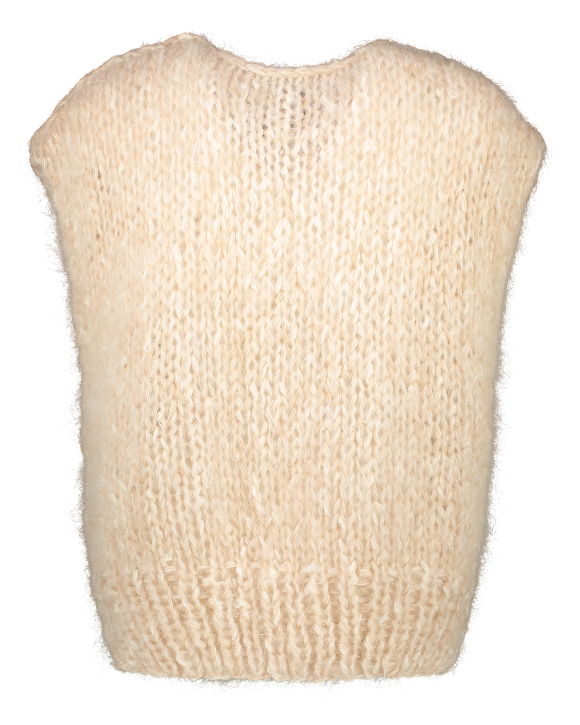 Brigitte Slipover - Cream Camel - White speckles