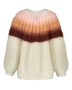 Camelia Cardigan - Ombre Cream - Pink/nude/brown