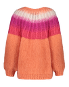 Camelia Cardigan - Ombre Muted Orange - Soft pink/Fuchsia/Vivid pink