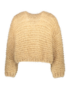 Colette Cardigan - Camel - Sequins