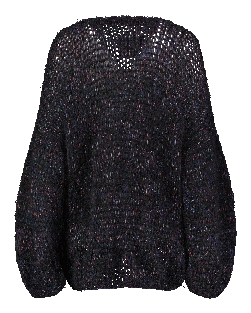 Lilou Cardigan - Black Melange