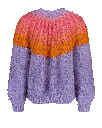 Camelia Cardigan - Ombre Lilac - Pink/Orange - Small