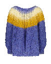 Camelia Cardigan - Ombre Mauve - Yellow/Mustard