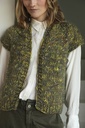 AMELIA CARDIGAN - PAVONE MUSTARD/ARMY GREEN