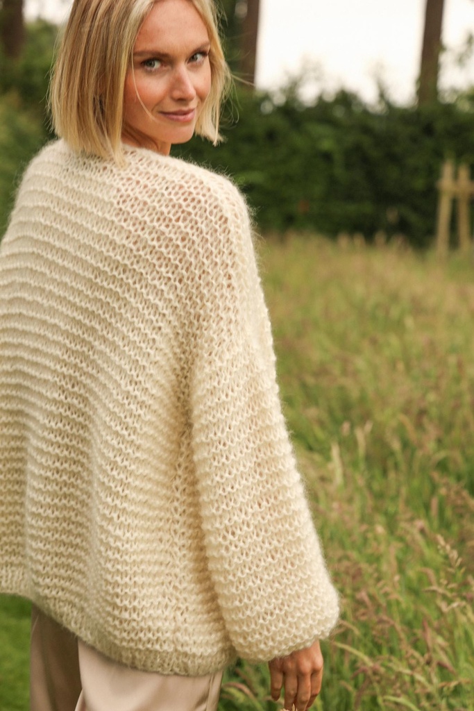 COLETTE  CARDIGAN - CREAM