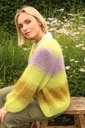 PAULETTE DEGRADE STRIPES - PALEYELLOW/VIOLA/DULLYELLOW