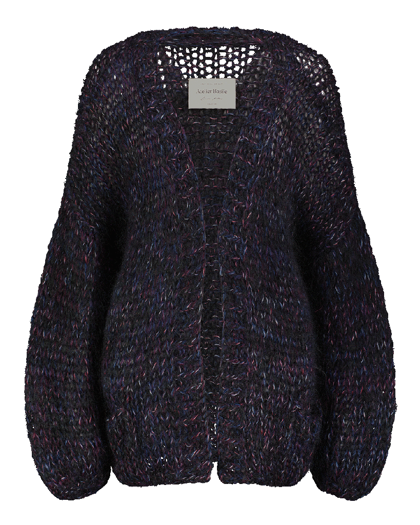 Lilou Cardigan - Black Melange