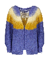 Camelia Cardigan - Ombre Mauve - Yellow/Mustard