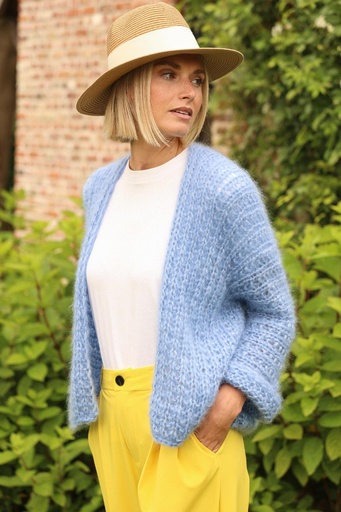 VICTOIRE CARDIGAN - LAVENDERMIST