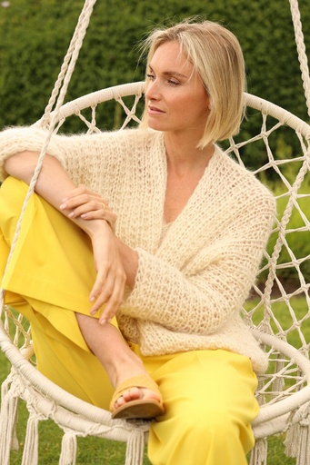 VICTOIRE CARDIGAN - BUTTERCUP