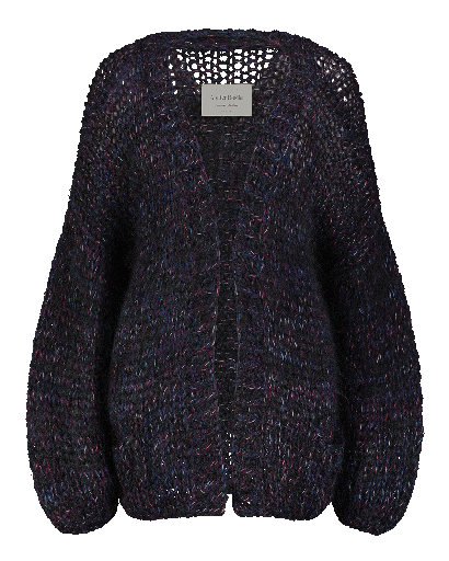 [LILOU - BLACK] Lilou Cardigan - Black Melange